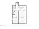 Basement floor plan with a bathroom, bedroom, and finished/unfinished basement areas at 6005 E Iowa Ave, Denver, CO 80224