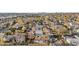 Beautiful aerial view of a neighborhood with city skyline views, mature trees, and well-maintained streets at 3073 S Elati St, Englewood, CO 80110