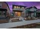 Beautiful two-story home with a contemporary design and a welcoming walkway at 6052 N Malta St, Aurora, CO 80019