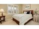 Cozy bedroom with a shuttered window, stylish decor, and a neutral color scheme at 15004 Verbena St, Thornton, CO 80602