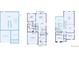 Detailed floor plan showcasing the layout of the home, including bedrooms, bathrooms, and living spaces at 2165 S Ider Way, Aurora, CO 80018