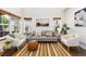 Cozy living room with natural light, stylish furniture, and a warm, inviting atmosphere at 9610 S Dover Way, Littleton, CO 80127