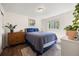Cozy bedroom with a comfortable bed, hardwood floors, and a bright window at 1217 Osceola St, Denver, CO 80204