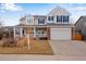 Charming two-story home with a landscaped front yard, covered porch, and two car garage at 2918 W 135Th Pl, Thornton, CO 80241