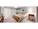 Bedroom with carpet, bed, and two closets at 2266 S Kenton St, Aurora, CO 80014