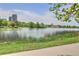 Scenic view of City Park Lake with greenery and the iconic Denver skyline in the background at 2100 N Franklin St # 8, Denver, CO 80205