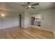 Spacious living room open to the kitchen, offering a modern and functional layout at 2100 N Franklin St # 8, Denver, CO 80205