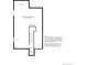 Floorplan for the unfinished basement, including an unfinished storage area and an optional window at 6309 Cristobal Pt, Parker, CO 80134