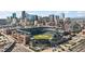 Breathtaking aerial shot showcasing the cityscape, with Coors Field in view, highlighting city living convenience at 2960 Inca St # 308, Denver, CO 80202