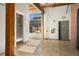 Lobby view featuring elevator access, exposed wood beam and exit at 2960 Inca St # 308, Denver, CO 80202