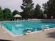 Community swimming pool offers a refreshing escape, complete with a lifeguard stand at 7765 S Curtice Dr # A, Littleton, CO 80120
