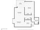 Floor plan of residence showing layout of living room, bedroom, dining room, kitchen, bathroom, foyer and patio at 850 20Th St # 203, Boulder, CO 80302