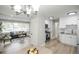 Open-concept kitchen and living room, featuring modern appliances and plenty of space for entertaining at 740 Moline St, Aurora, CO 80010