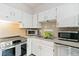 Bright kitchen featuring stainless steel appliances and white cabinetry, perfect for any chef at 1226 Clayton St, Denver, CO 80206