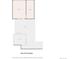 Floor plan of a two car garage with a spacious patio deck at 1226 Clayton St, Denver, CO 80206