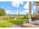 The backyard offers lush lawn, landscaping, and beautiful views at 5077 W 108Th Cir, Westminster, CO 80031