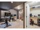 Functional home office space with dual monitors, and organized closet with built-in storage at 5077 W 108Th Cir, Westminster, CO 80031
