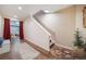 Entryway featuring hardwood floors, staircase, and decorative accents at 12136 Desert Hills St, Parker, CO 80138