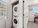 The laundry room is in the hallway next to the bedroom at 12794 Tamarac St, Thornton, CO 80602
