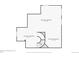 Basement floor plan displaying the dimensions of the unfinished basement spaces at 10908 Oakshire Ave, Highlands Ranch, CO 80126