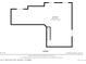 Floor plan of the unfinished basement showing the square footage, layout, and the location of the stairs at 16141 W 64Th Way, Arvada, CO 80007