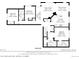 Detailed floor plan showcasing the layout of the main level, including the bedrooms, bathrooms, living spaces, and kitchen at 16141 W 64Th Way, Arvada, CO 80007