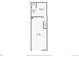 Basement floor plan featuring utility, laundry room, mudroom, garage and stairs up at 9736 W Cornell Pl, Lakewood, CO 80227