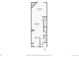 Floorplan of the first floor layout at 9736 W Cornell Pl, Lakewood, CO 80227