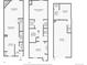Detailed floorplan showcasing the layout of the main and upper levels at 9736 W Cornell Pl, Lakewood, CO 80227