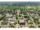 Expansive aerial view of a community with lush green spaces, golf course and diverse residential architecture at 3482 E 28Th Ave, Denver, CO 80205