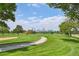 Scenic view of a golf course with downtown skyline in the distance, perfect for recreation at 3482 E 28Th Ave, Denver, CO 80205