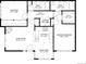 Detailed floor plan showcasing layout of the home at 8406 Pebble Creek Way # 202, Highlands Ranch, CO 80126