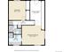 Upstairs floor plan showing bedrooms, bathrooms, and sitting room dimensions with a detailed layout at 8866 E Easter Ave, Centennial, CO 80112