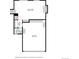 Main floor plan displaying the Gathering room, garage, bathroom and stairs with precise measurements at 8866 E Easter Ave, Centennial, CO 80112