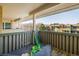 Balcony view with mountains and nearby building with a green hammock at 3035 Oneal Pkwy # 35T, Boulder, CO 80301