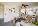 Inviting living room with unique decor, comfortable seating, and open access to the kitchen at 3035 Oneal Pkwy # 35T, Boulder, CO 80301