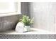 Bathroom details including towel and plant on the corner bench at 5282 E 116Th Ave, Thornton, CO 80233