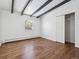 Bright bedroom with hardwood floors and spacious closet at 4348 S Jason St, Englewood, CO 80110