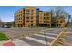 Modern building exterior with clean lines and stylish design for sophisticated urban living at 1601 Park Ave # 112, Denver, CO 80218