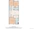 Detailed floorplan showcasing layout and dimensions of the second level at 21795 E 8Th Ave, Aurora, CO 80018
