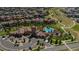 Aerial view of the neighborhood pool and community center at 2559 S Kendrick St, Lakewood, CO 80228