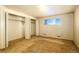 Bedroom with large closet and neutral carpeting at 6740 S Clarkson St, Centennial, CO 80122