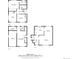 Complete floor plan of the house showing all three levels with dimensions at 6740 S Clarkson St, Centennial, CO 80122