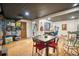 Spacious finished basement featuring a dark ceiling and light flooring with room for work and recreation at 10342 Monterey Cir, Northglenn, CO 80260