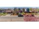 An aerial view showcasing the neighborhood's layout and community setting at 1318 Yates St, Denver, CO 80204