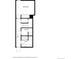 A floorplan exhibiting a bedroom, hall, laundry, and bathroom at 1318 Yates St, Denver, CO 80204