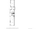 A floorplan featuring a garage, hall, storage, bathroom, kitchen, and living room at 1318 Yates St, Denver, CO 80204
