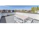 This is a spacious rooftop deck for entertaining and enjoying the skyline at 1318 Yates St, Denver, CO 80204