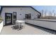 This is a spacious rooftop deck for entertaining and enjoying the skyline at 1318 Yates St, Denver, CO 80204