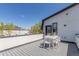 This is a spacious rooftop deck for entertaining and enjoying the skyline at 1318 Yates St, Denver, CO 80204